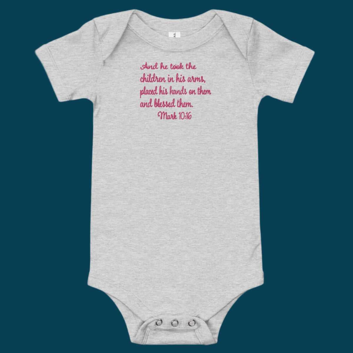 bible Baby short sleeve one piece