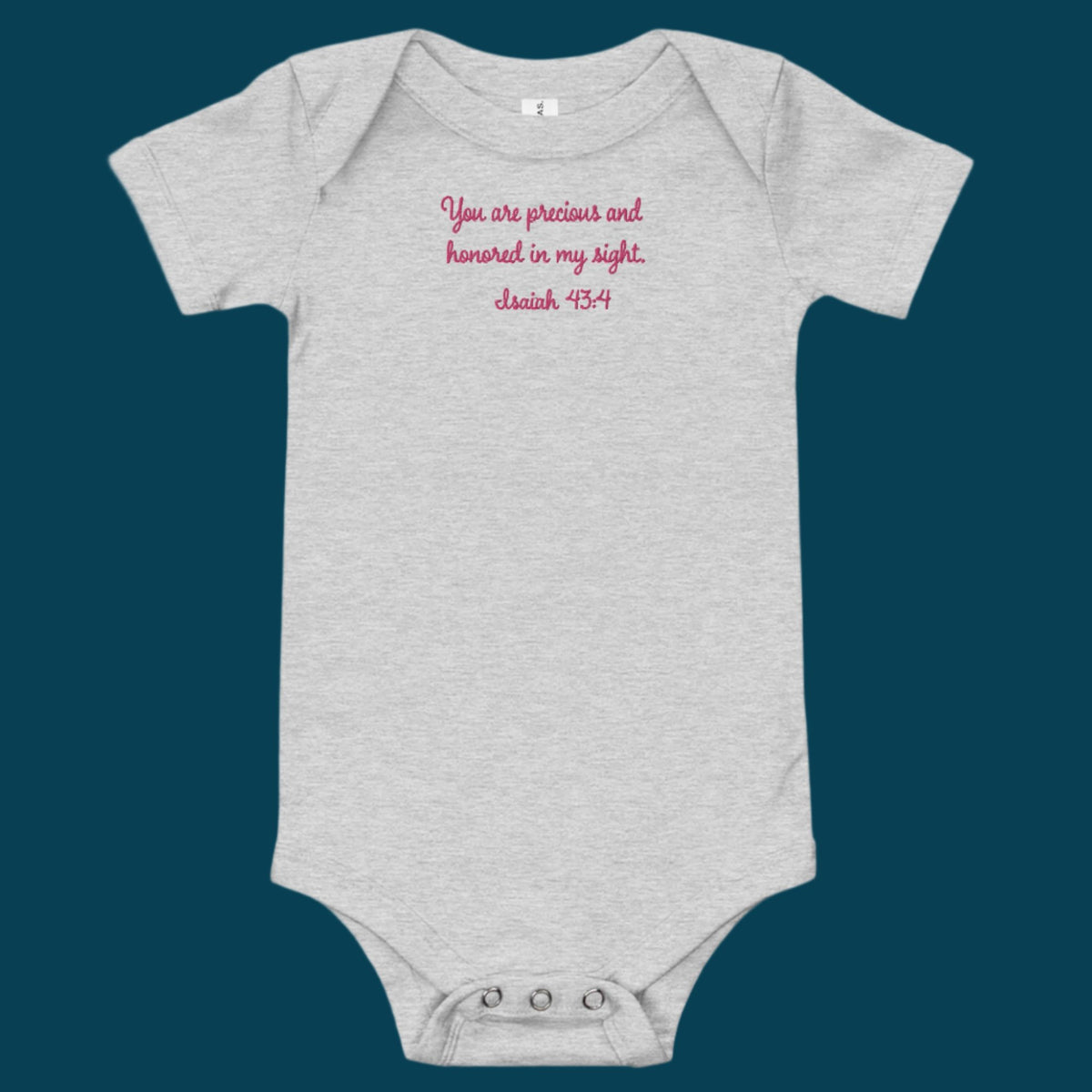 bible Baby short sleeve one piece