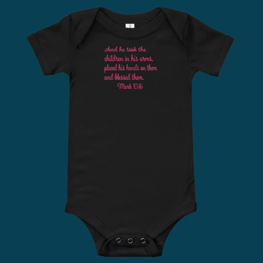 bible Baby short sleeve one piece