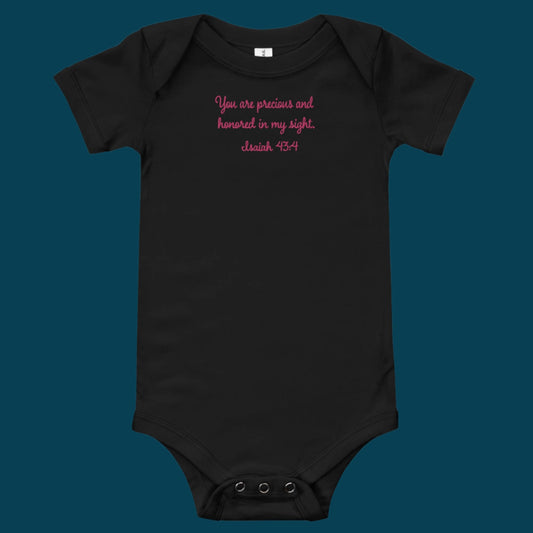 bible Baby short sleeve one piece