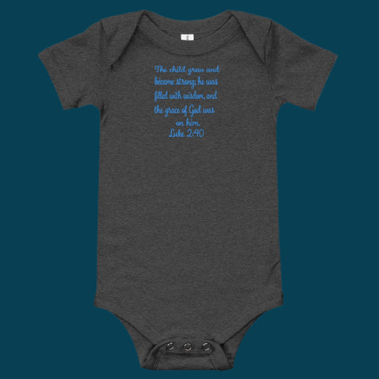 bible Baby short sleeve one piece