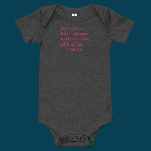 bible Baby short sleeve one piece