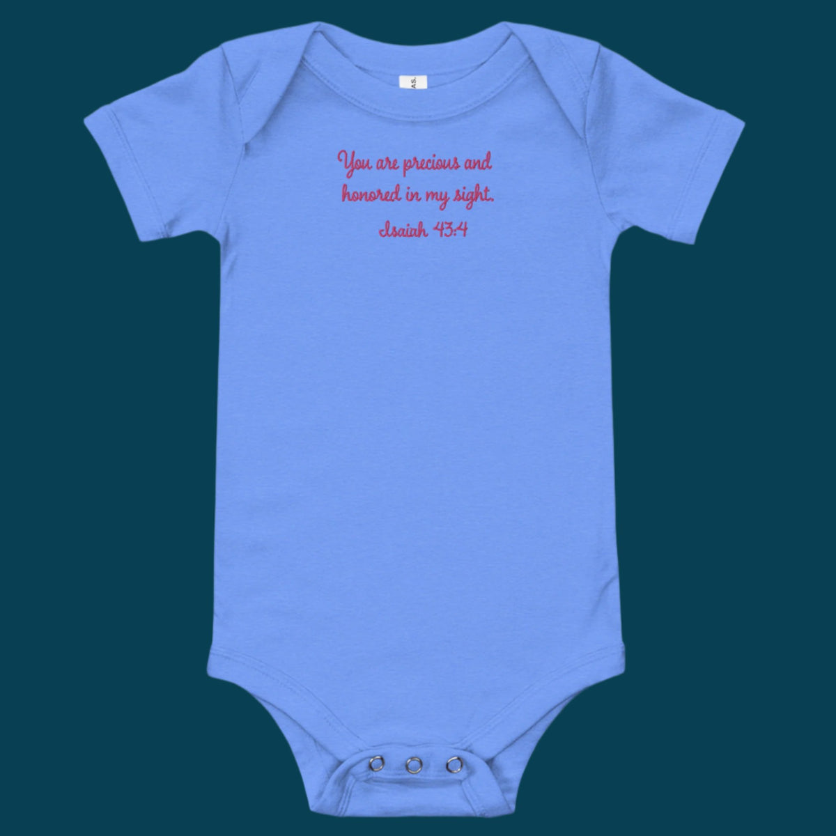 bible Baby short sleeve one piece
