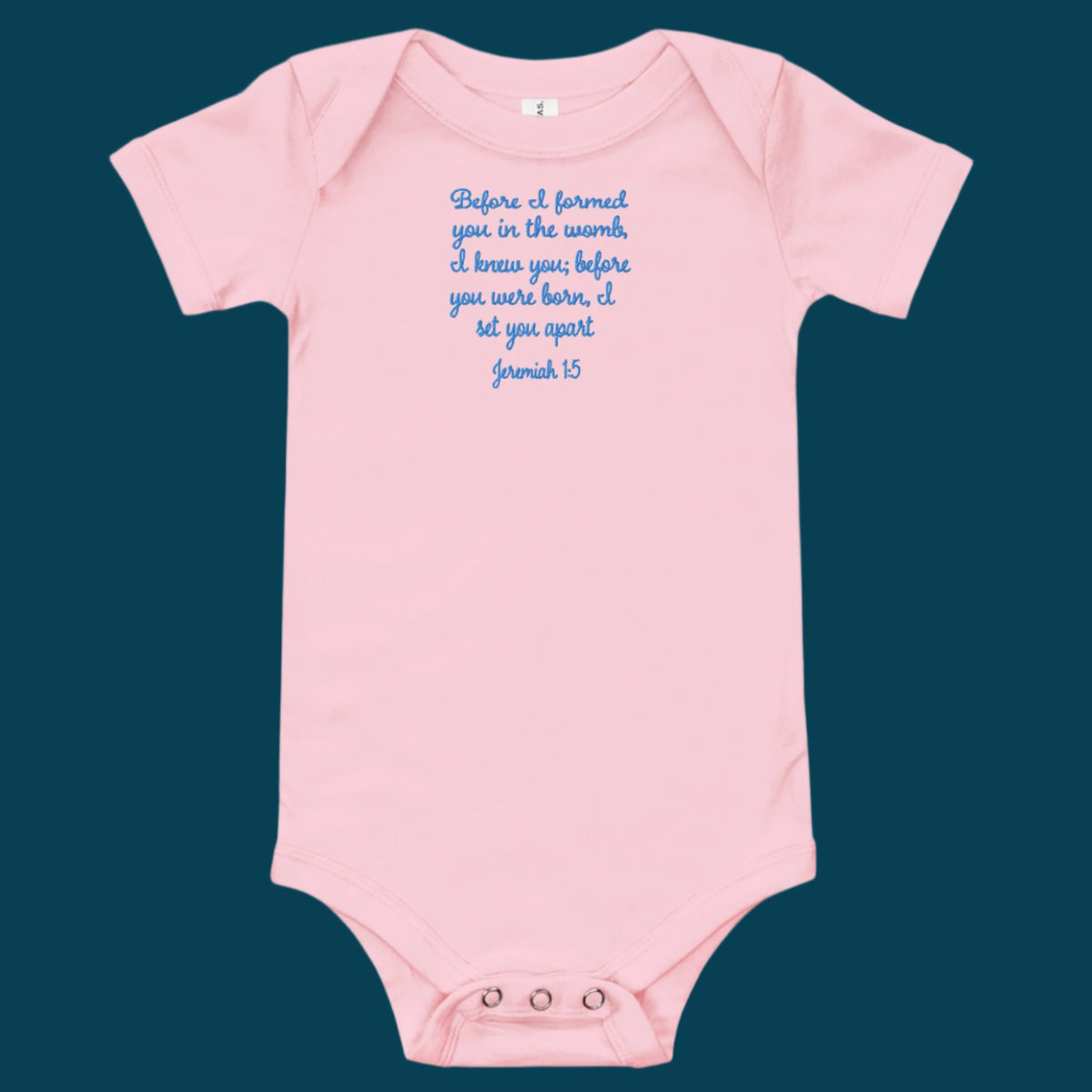 bible Baby short sleeve one piece