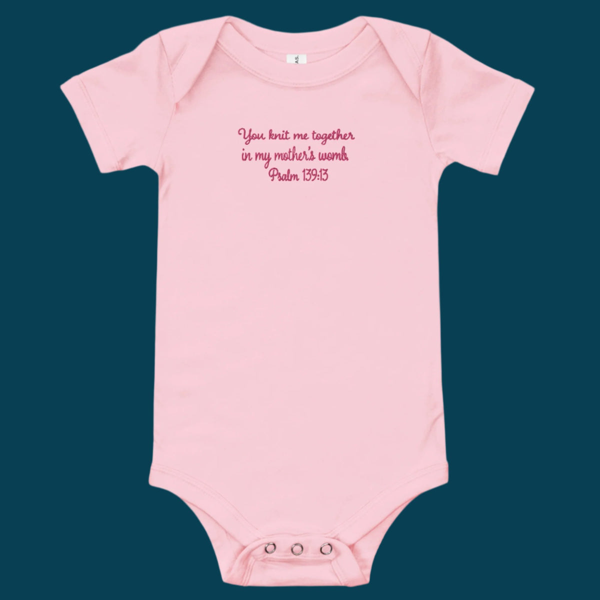 bible Baby short sleeve one piece