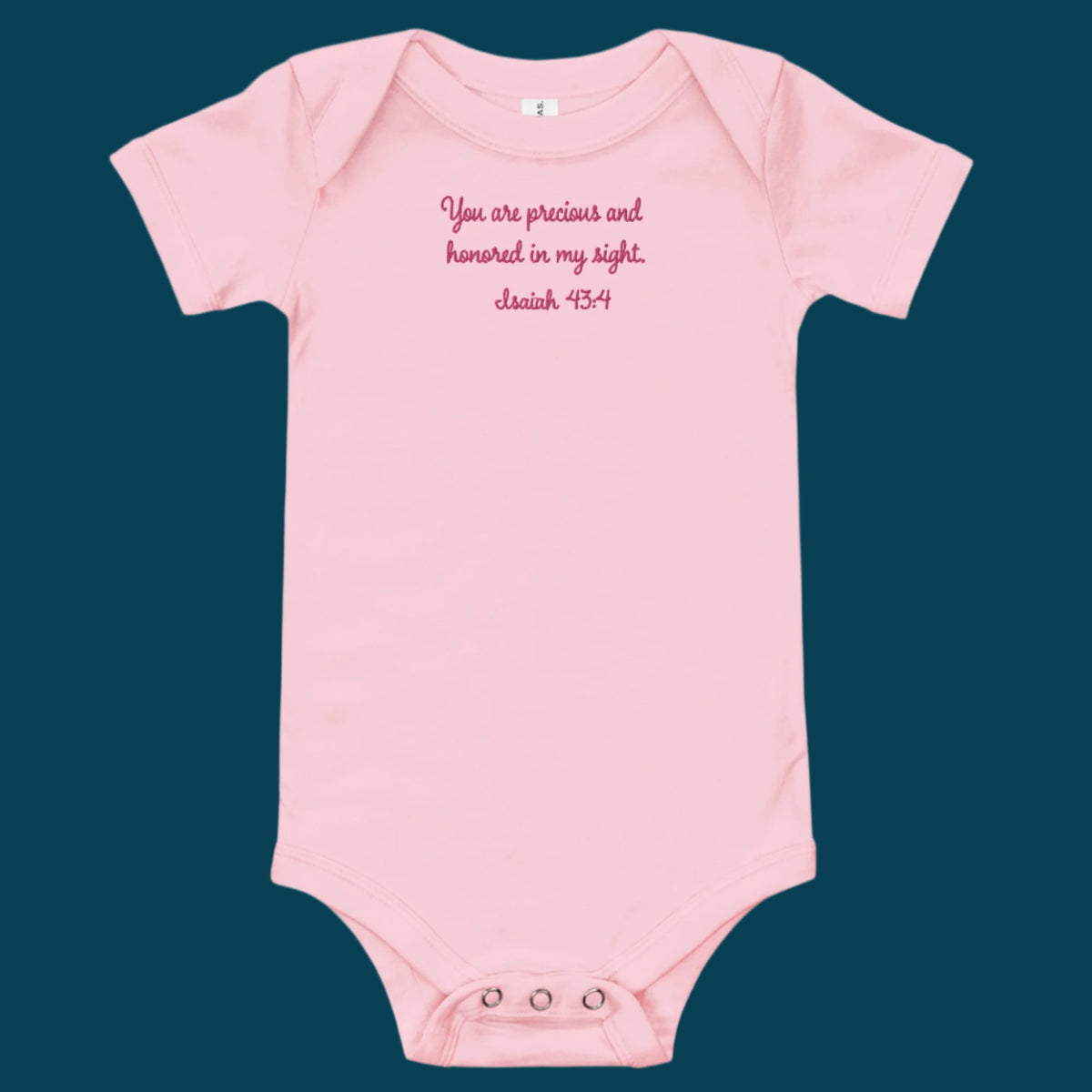 bible Baby short sleeve one piece