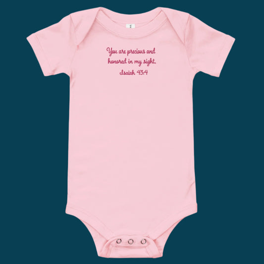 bible Baby short sleeve one piece