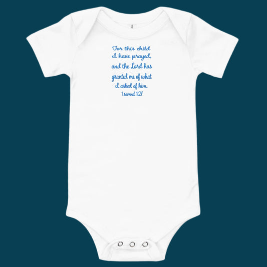 bible Baby short sleeve one piece