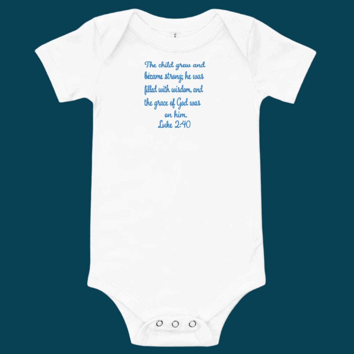 bible Baby short sleeve one piece