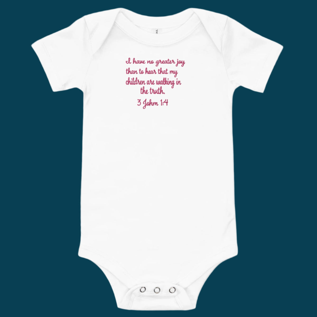 bible Baby short sleeve one piece