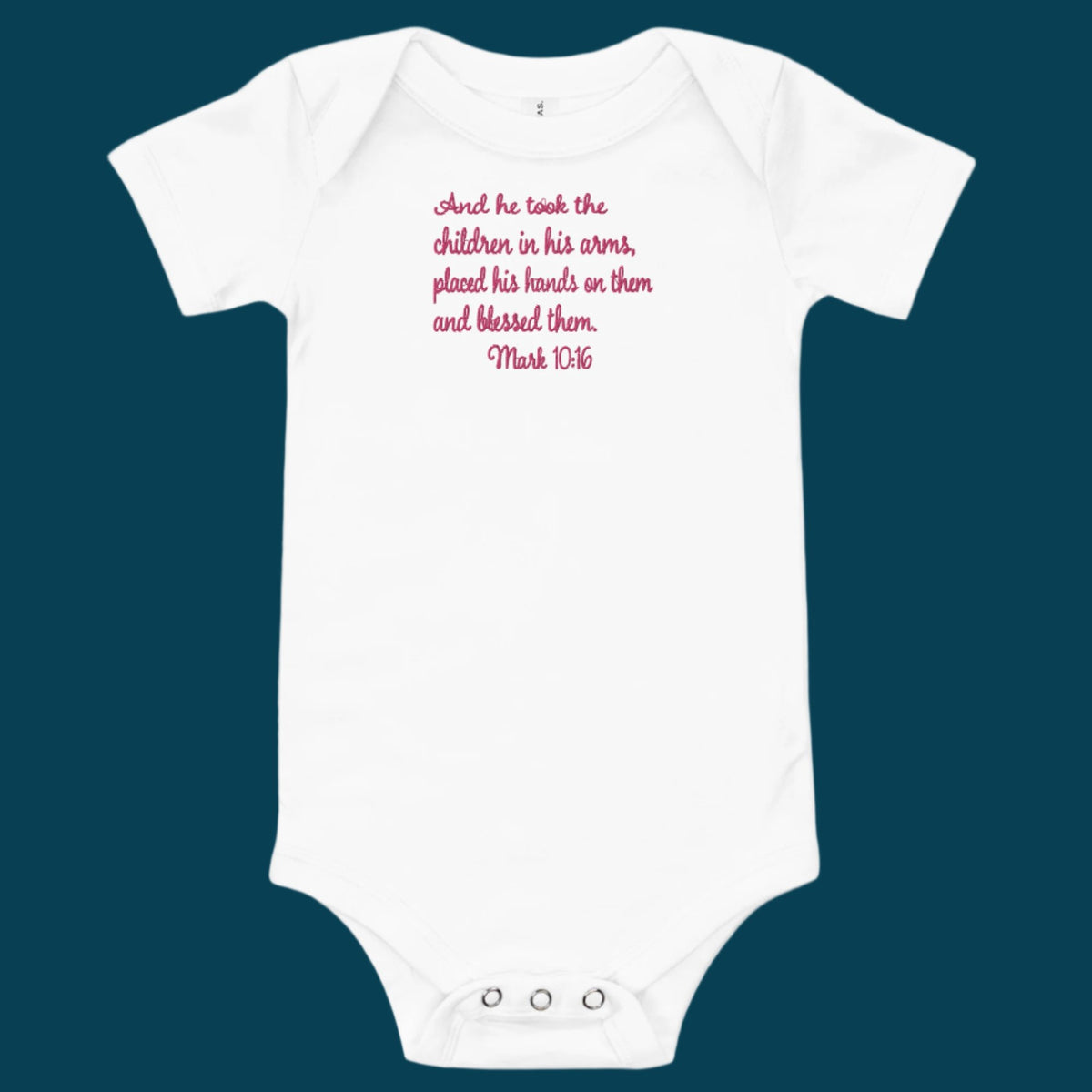 bible Baby short sleeve one piece
