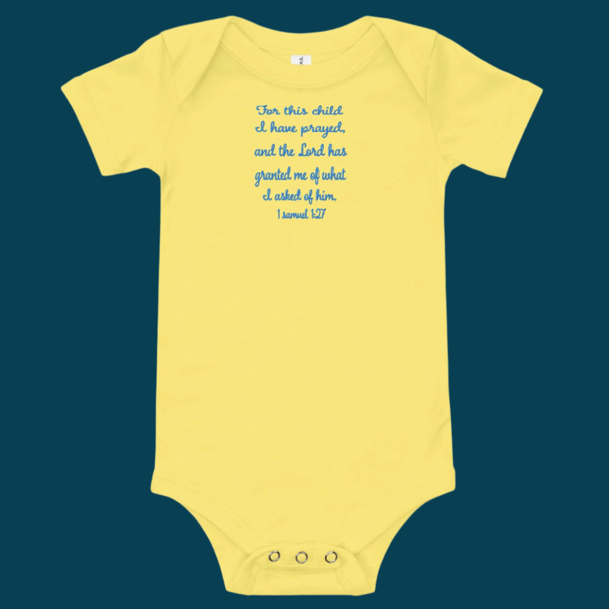 bible Baby short sleeve one piece