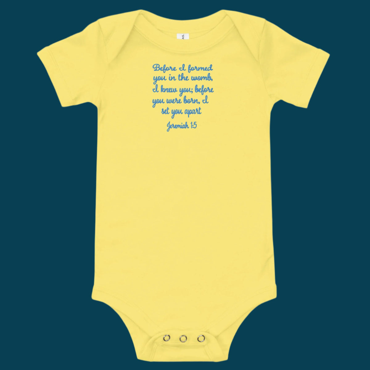 bible Baby short sleeve one piece