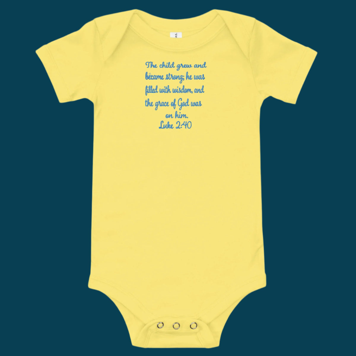 bible Baby short sleeve one piece